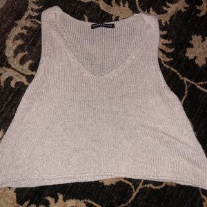 Brandy Melville Knit crop top